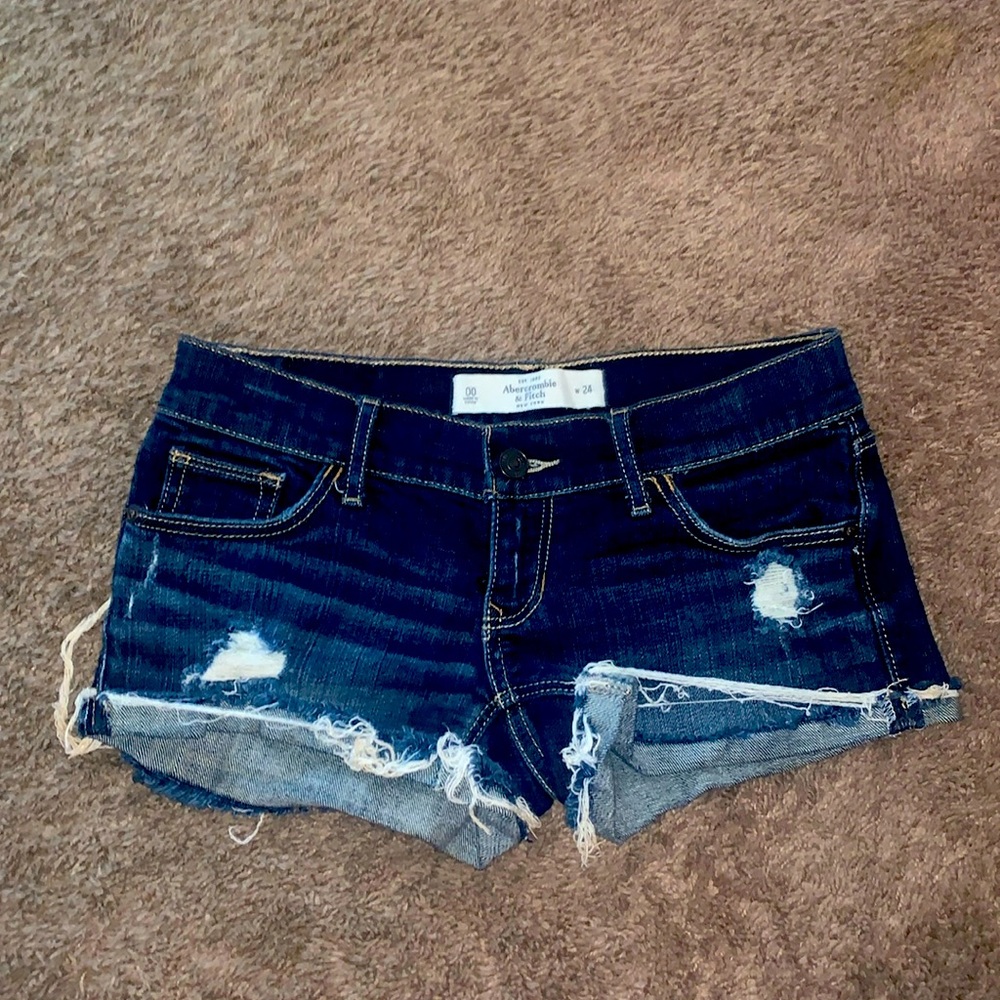 Abercrombie and fitch denim shorts